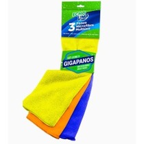 Toalha multiuso em microfibra para limpeza 60 x 90 cm 3 pe�as - NVA 490