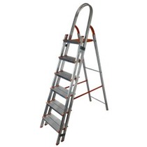 Escada de alum�nio com 6 degraus duplos residencial - EMD006	