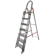 Escada de alum�nio com 7 degraus duplos residencial - EMD007
