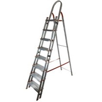 Escada de alum�nio com 8 degraus duplos residencial - EMD008