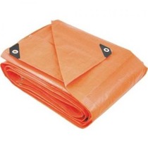 Lona refor�ada de polietileno laranja 6 m x 5 m