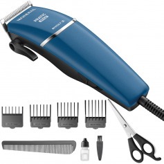 M�quina de cortar cabelo e barba com 8 acess�rios Pratic Style - CR-10-BI
