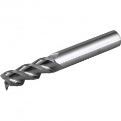 Fresa top 8,0 mm em metal duro com 3 cortes