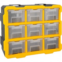 Organizador pl�stico com 9 compartimentos - OPV 009