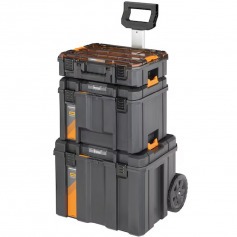 Caixa pl�stica para ferramentas Torre 3 m�dulos com rodas - T Stak McLAREN