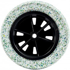Roda completa com pneu maci�o 8 x 1