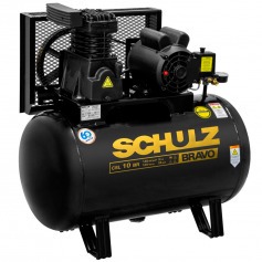 Compressor de ar 10 p�s 100L 2 hp 140 lbs monof�sico Bravo - CSL 10BR/100