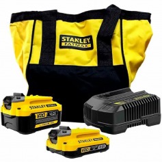 Kit 2 Baterias 20V 2Ah e 4Ah + Carregador e Bolsa- SCB224CK