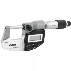 Micrometro externo 0 - 25 mm exatid�o de 0,002 mm - MD 025