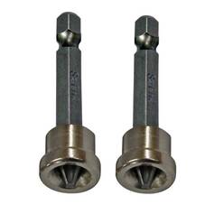 Jogo de bits phillips com limitador ph2 x 50 mm encaixe 1/4