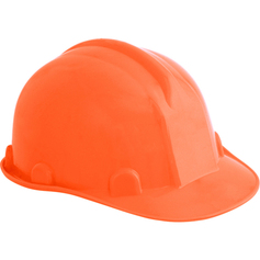 Capacete de seguran�a aba frontal com carneira 