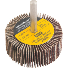 Roda de lixa 50 x 20 mm com haste gr�o 80