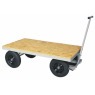 Carro plataforma com tampo em madeira capacidade de 1.200 kg  - TM-72
