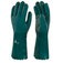 Luva de pvc �spera 35 cm verde G