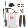 Pulverizador costal a Bateria 12 e Manual 20L com 4 bicos - GPM2000