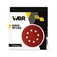 Disco de lixa 180 mm para lixadeira de parede com 10 unidades