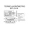 Rel�gio termo-higr�metro digital interno e externo - MT-241A