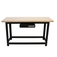Bancada desmont�vel aberta 1.500 x 600 mm com tampo de pinus