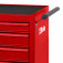 Carrinho para ferramentas com 6 gavetas vermelho - C04-BOX