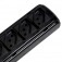 Filtro de linha 4 tomadas 1,1 metro 10A preto - FLK04DABS