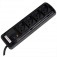 Filtro de linha 4 tomadas 1,1 metro 10A preto - FLK04DABS