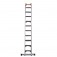 Escada de alum�nio extens�vel 2,96 x 4,86 m 2 x 10 degraus 3 em 1