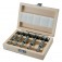 Jogo de brocas 15 a 35 mm para fechadura com 5 pe�as - FORSTNER