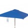 Ombrelone quadrado 210 cm sem abas - AZUL ROYAL