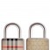 Cadeado 35 mm com chave TSA cinza-misto 2 pe�as - Twinpack 