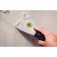 Esp�tula flex�vel met�lica 8 cm com cabo pl�stico