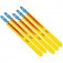 L�mina serra tico tico 100 mm 24 dentes bimetal multiuso 5 pe�as - BU424