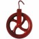 Roldana met�lica com gancho 16 cm - 99.605