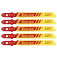 L�mina serra tico tico 50 mm 14 dentes bimetal multiuso 5 pe�as - BU214