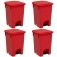 Cesto coletor de lixo 15L com pedal 4 pe�as - MVCP15