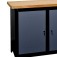 Bancada fechada com 2 portas - Dark