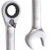 Jogo de chave combinada com catraca revers�vel de 8 a 18 mm com 8 pe�as - ST09041