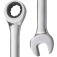Chave combinada com catraca 17 mm a�o cromo van�dio
