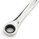 Chave combinada com catraca 17 mm a�o cromo van�dio