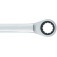 Chave combinada com catraca 19 mm a�o cromo van�dio