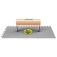 Desempenadeira em a�o dentada 272 x 120 mm