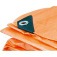 Lona de polietileno laranja 10 m x 8 m
