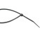 Abra�adeira de nylon preta 2,5 x  200 mm com 100 pe�as