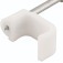 Grampo pl�stico redondo para fios de 6 mm