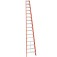 Escada tesoura dupla em fibra de vidro 16 degraus 4,80 m - ESC16480
