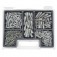 Jogo de brocas bits e buchas com 300 pe�as - 725779