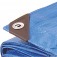Lona refor�ada de polietileno azul 4 m x 4 m