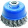 Escova de a�o torcida tipo copo 65 x 14 mm