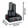 Bateria 12V �ons de l�tio - GBA 12