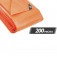 Lona de polietileno laranja 9 x 5 m