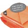 Lona refor�ada de polietileno laranja 3 m x 3 m